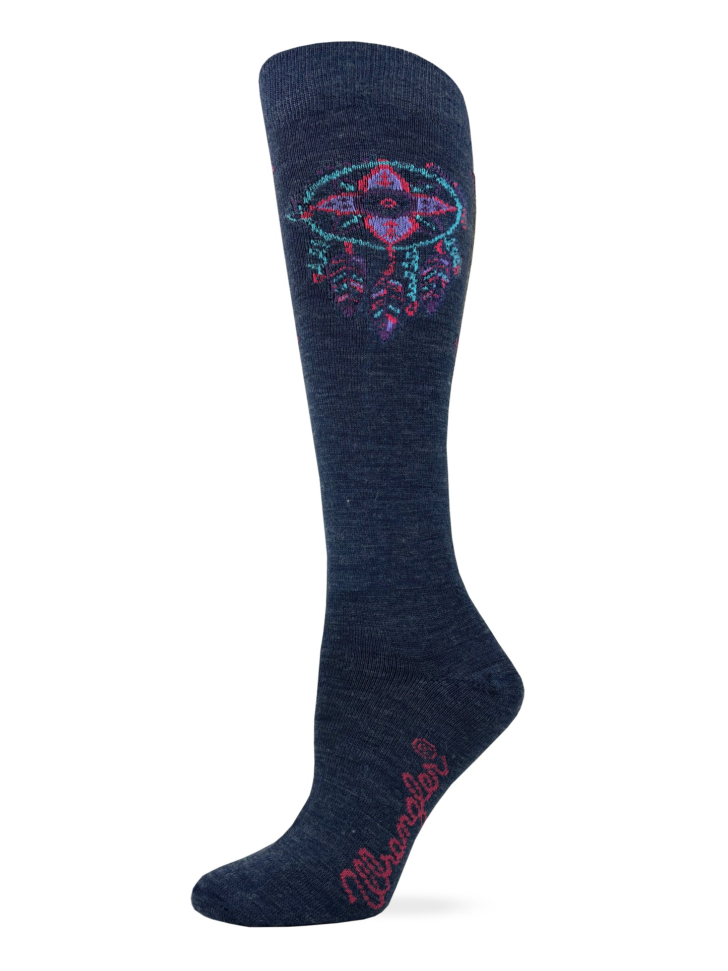 Wrangler Ladies Merino Wool Dreamcatcher Knee High Socks 1 Pair