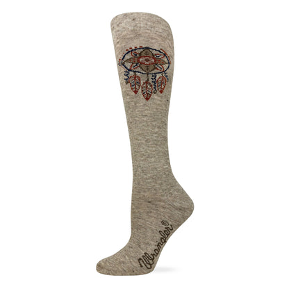 Wrangler Ladies Merino Wool Dreamcatcher Knee High Socks 1 Pair