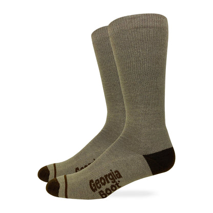 Georgia Boot Mens Ultra-Dri® Lightweight Crew Socks 2 Pack