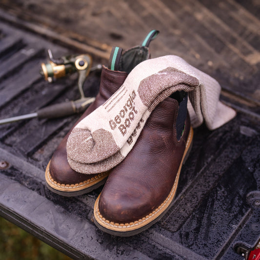 Georgia Boot Heavyweight Merino Wool Mid-Calf Socks 1 Pair