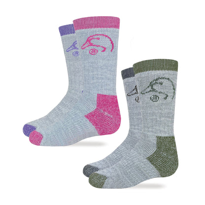 Ducks Unlimited Youth Merino Wool Blend Boot Socks 2 Pack