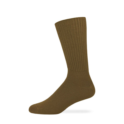 Carolina Ultimate Mens Lightweight Cotton Casual Rib Crew Socks 1 Pair