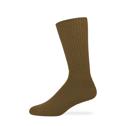 Carolina Ultimate Mens Lightweight Cotton Casual Rib Crew Socks 1 Pair