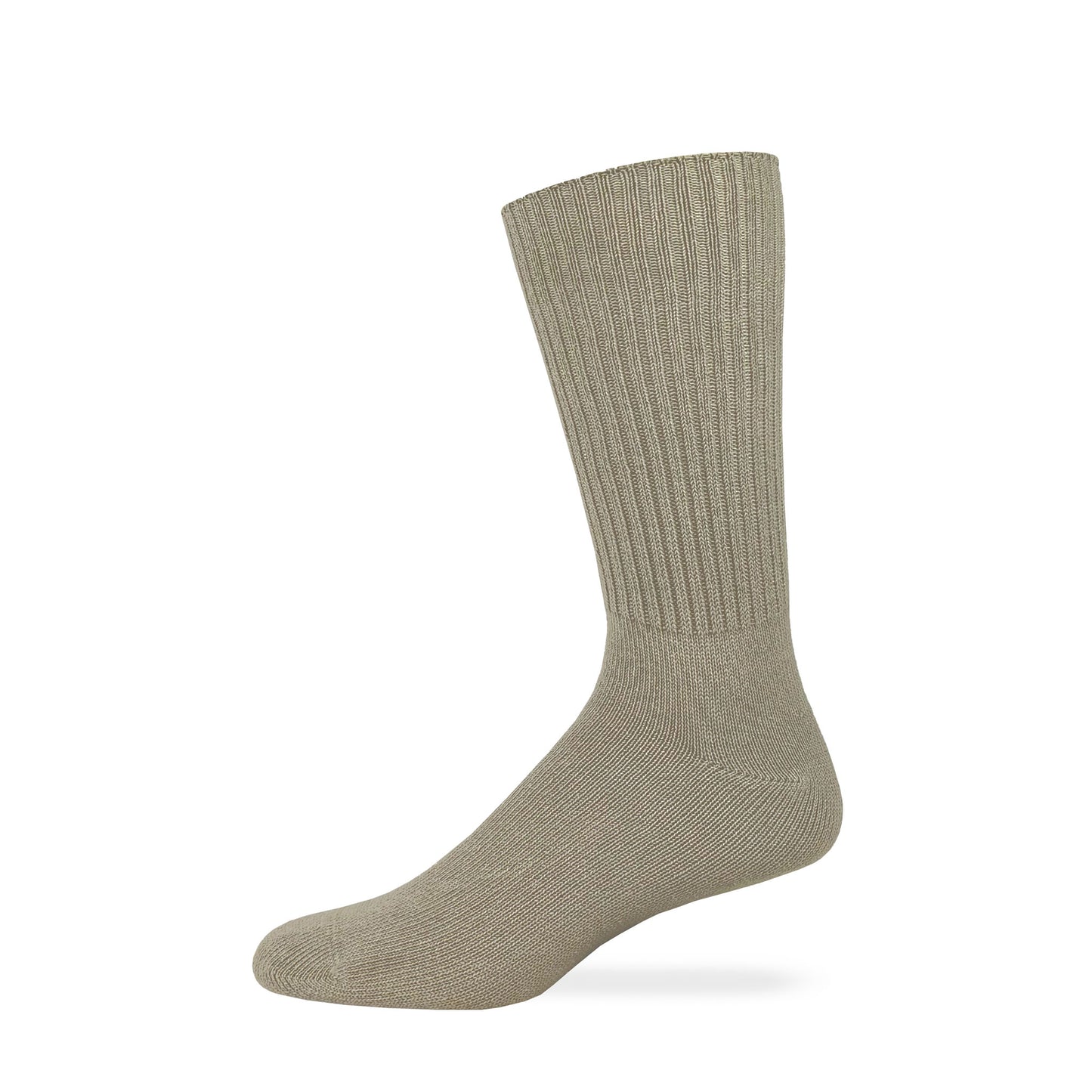 Carolina Ultimate Mens Lightweight Cotton Casual Rib Crew Socks 1 Pair