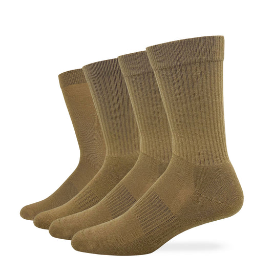 4 Pair Carolina Ultimate Tactical Military Crew Sock Bundle