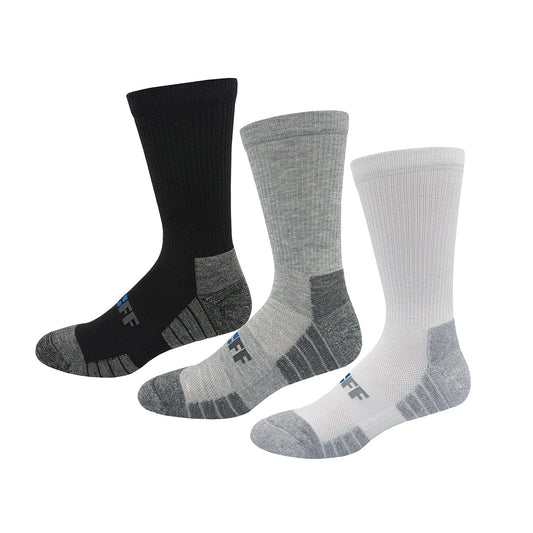 CUFF Adaptive Fit Midweight Ultra-Dri® Crew Socks 1 Pair Pack