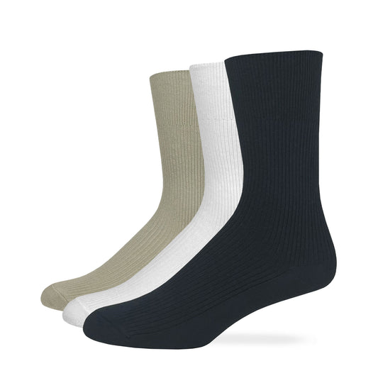 Carolina Ultimate Non-Binding Dress Crew Socks 2 Pair