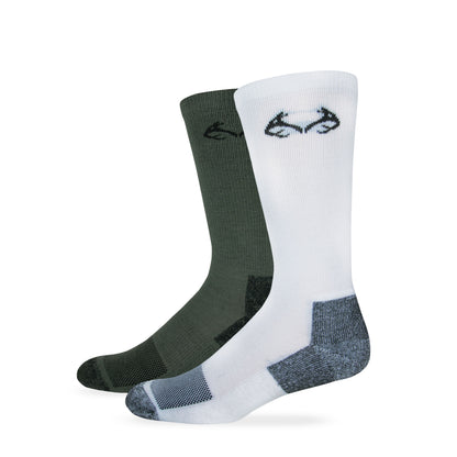 Realtree Men's Insect Shield Ultra-Dri Crew Socks 1 Pair