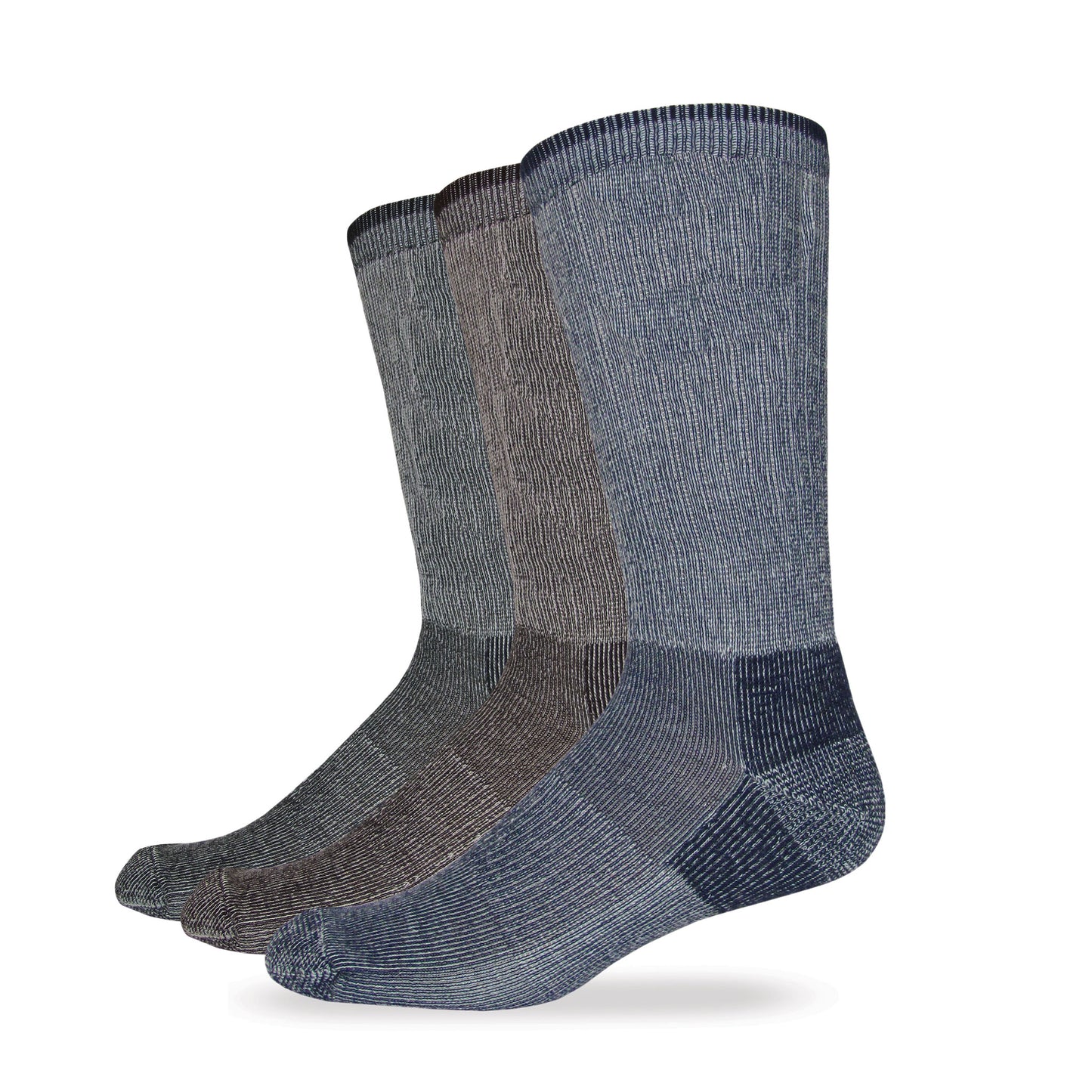 Carolina Ultimate Men's Everyday Merino Wool Blend Crew Socks 1 Pair Pack