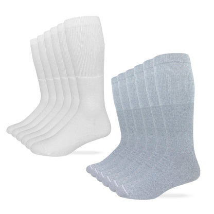 Carolina Ultimate Mens Cotton Tube Socks 6 Pair Pack