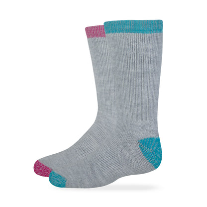 Carolina Ultimate Youth Boys Girls Merino Wool Blend Boot Socks 2 Pair