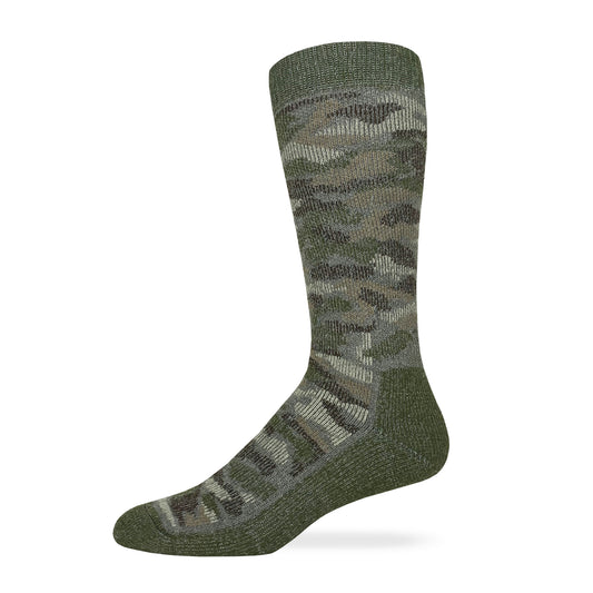 Carolina Ultimate Men's Camo Merino Wool Blend Boot Socks 1 Pair
