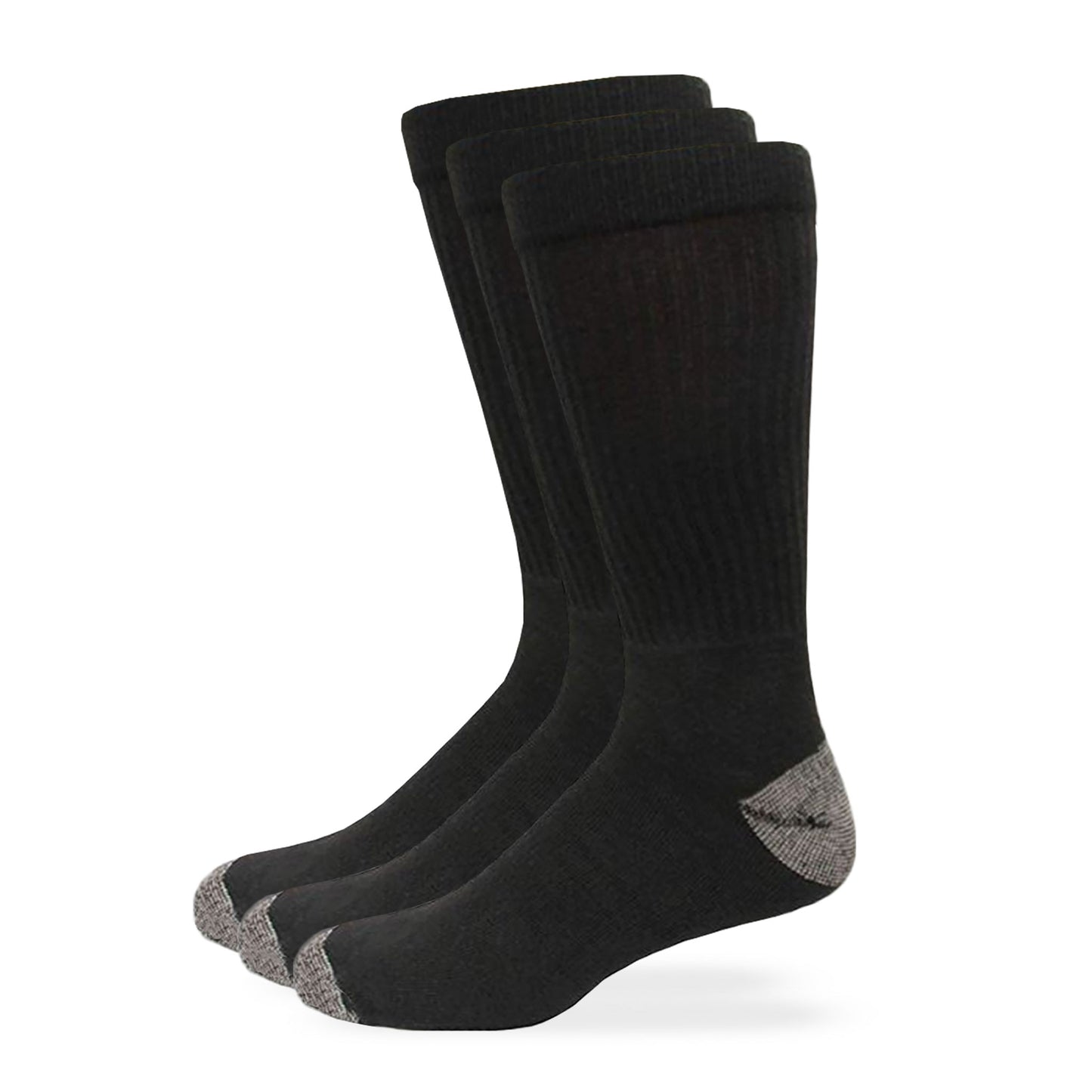 Carolina Ultimate Men's Cotton Crew Socks 3 Pair