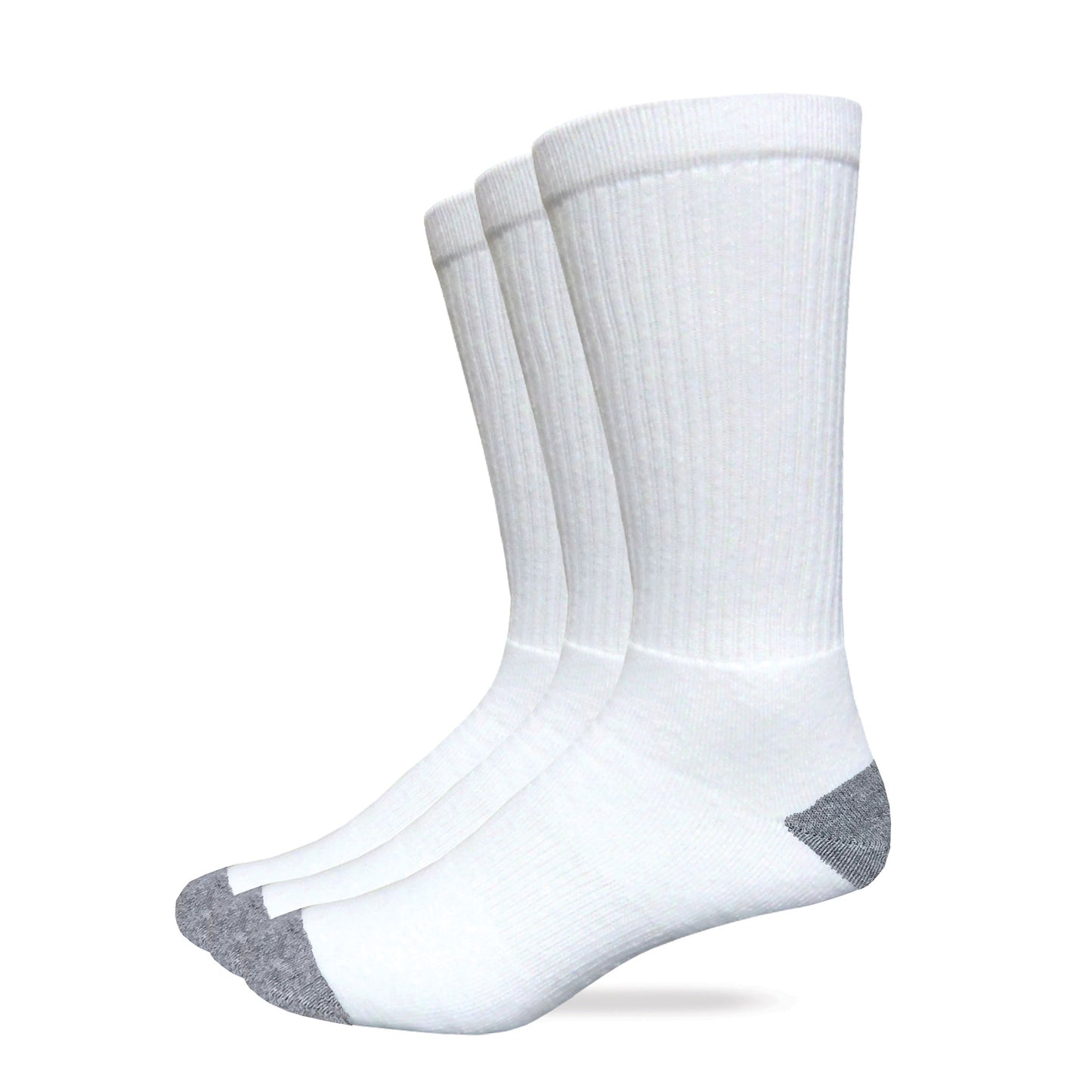 Carolina Ultimate Men's Cotton Crew Socks 3 Pair