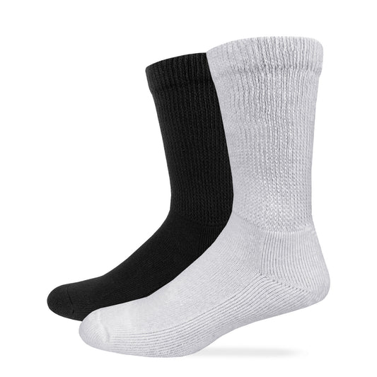 Carolina Ultimate Non-Binding Cotton Crew Socks 2 Pair