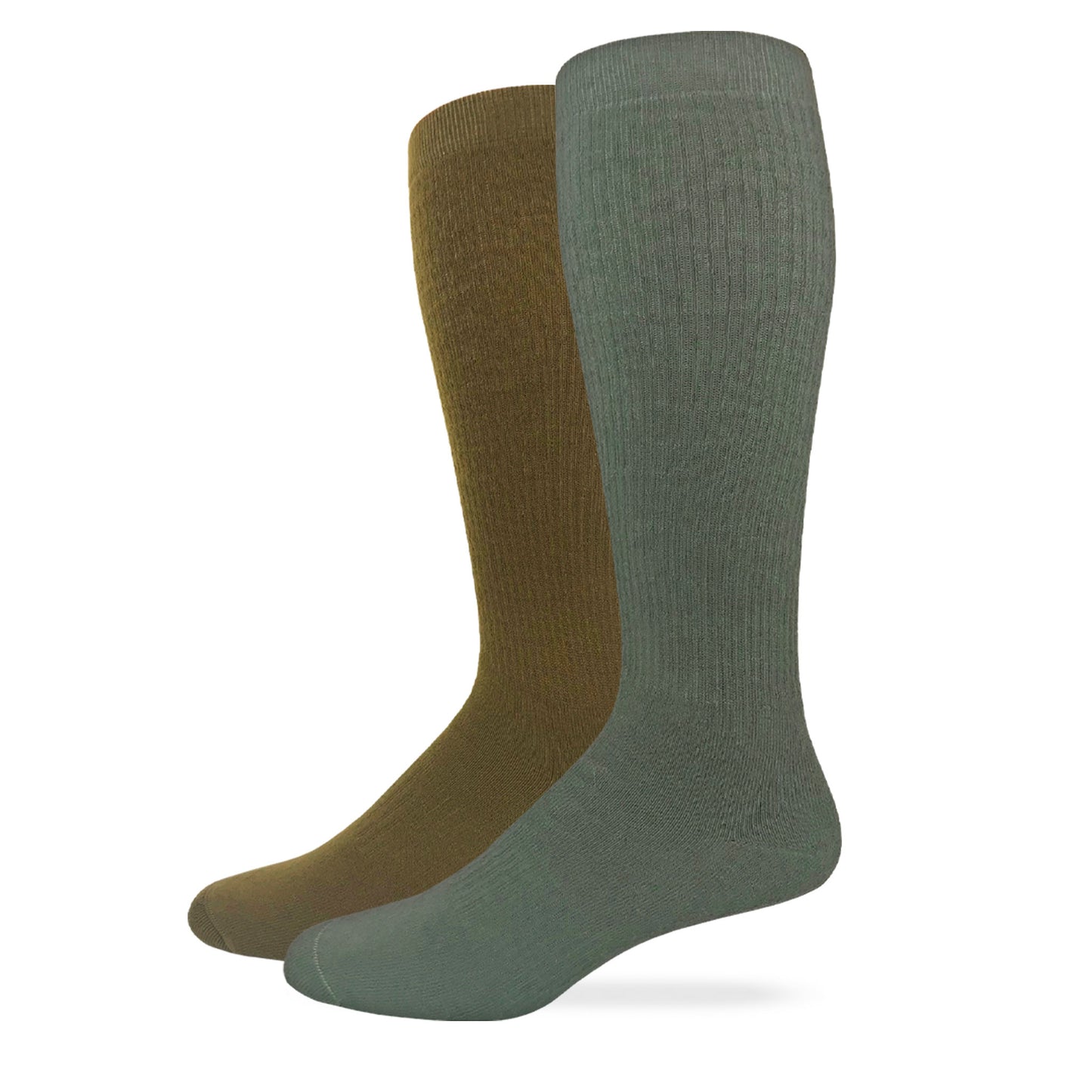 Carolina Ultimate Men's Ultra-Dri Military Over the Calf Seamless Toe Boot Socks 2 Pair