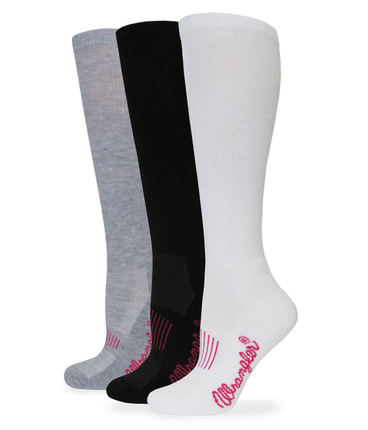 Wrangler Ladies Seamless Toe Western Boot Socks 1 Pair