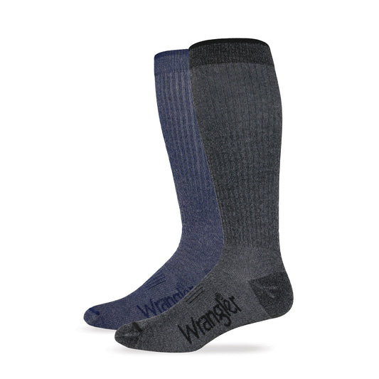 Wrangler Men's Ultra-Dri Over the Calf Boot Socks 1 Pair