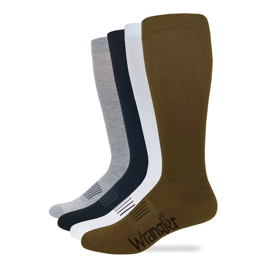 Wrangler Men's Seamless Toe Western Boot Socks 1 Pair