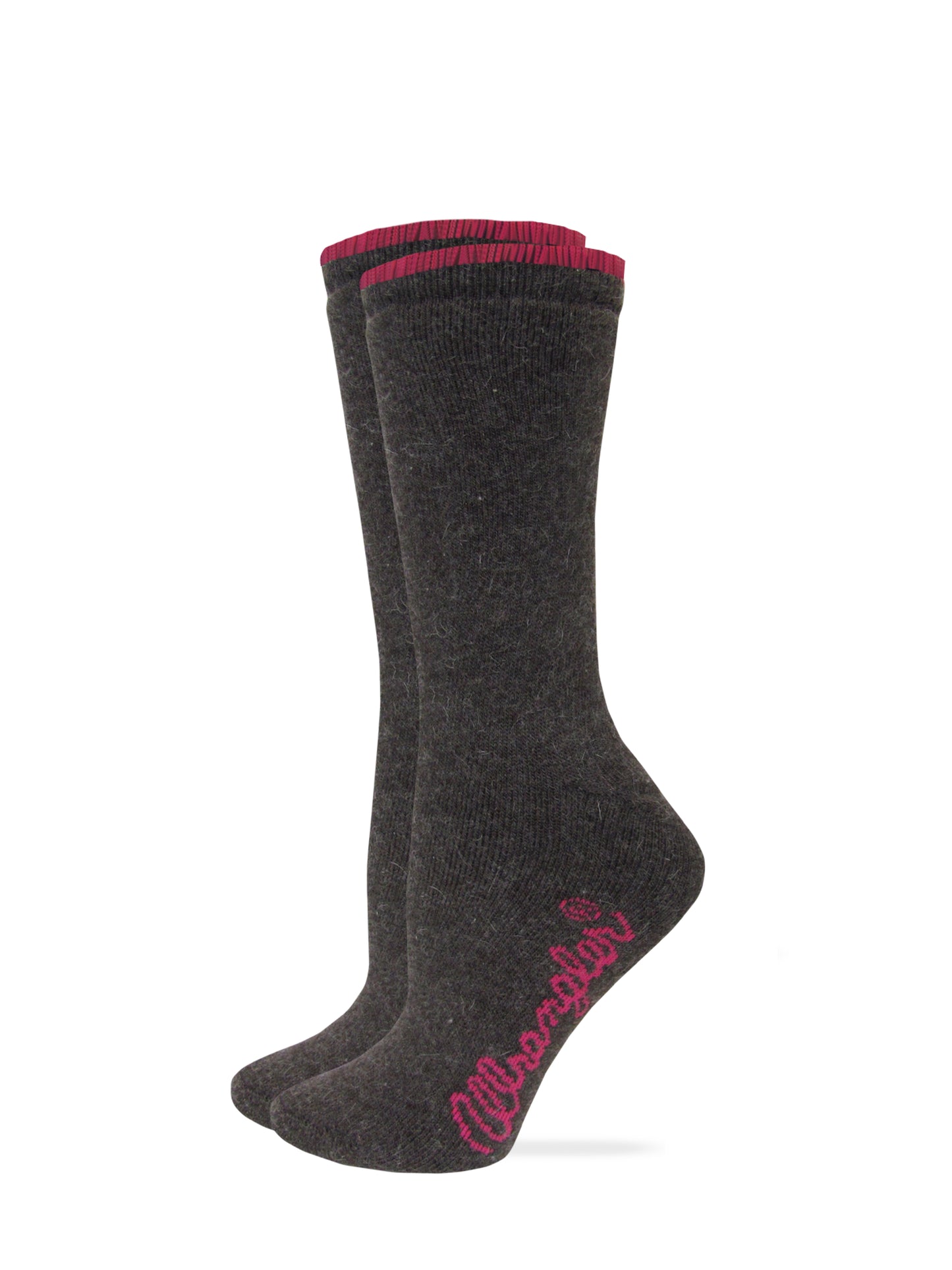 Wrangler Ladies Angora Blend Cushion Crew Socks 1 Pair