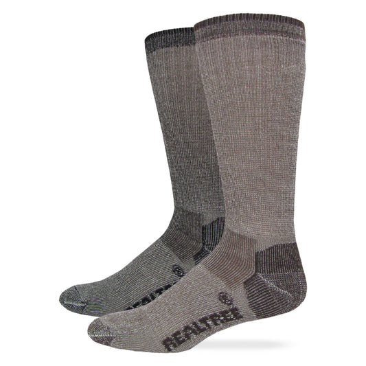 Realtree Mens Merino Wool Boot Socks 2 Pair