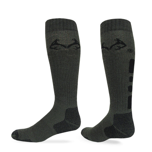 Realtree Men's Ultra-Dri Elimishield All Season Tall Boot Socks 1 Pair