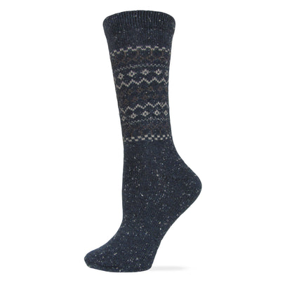 Wise Blend Ladies Heavyweight Retro Crew Socks 1 Pair Pack