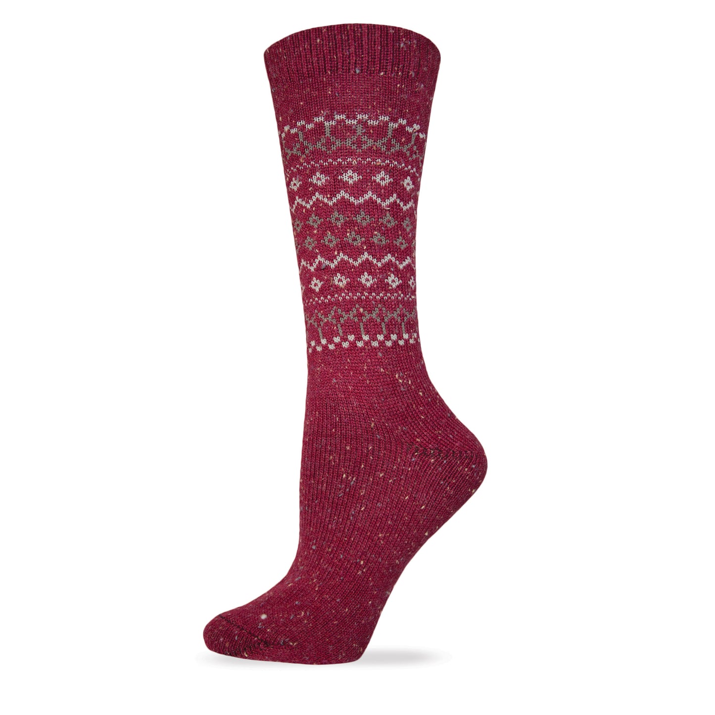 Wise Blend Ladies Heavyweight Retro Crew Socks 1 Pair Pack