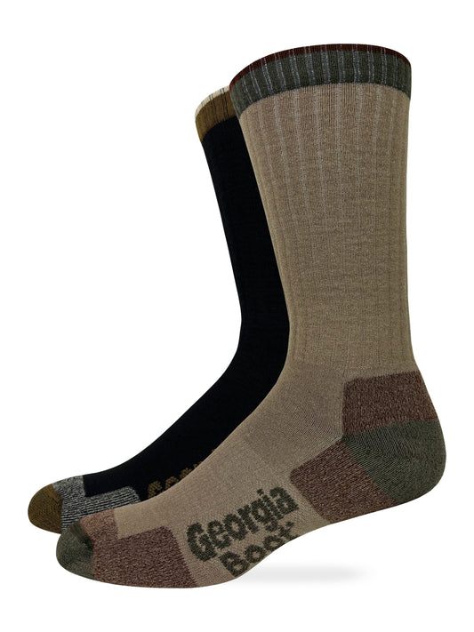 Georgia Boot Mens 65% Merino Wool Midweight Crew Socks 1 Pair