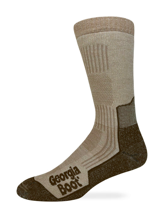 Georgia Boot Mens Merino Wool Midweight Crew Socks 1 Pair Pack