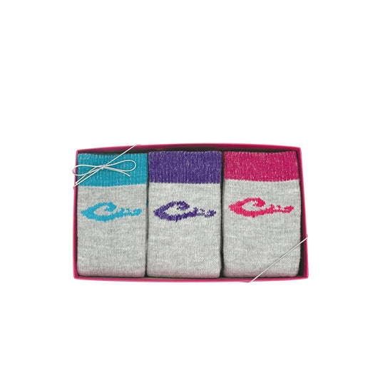 Drake Men's & Ladies' Merino Wool Blend Gift Box 3 Pair Pack