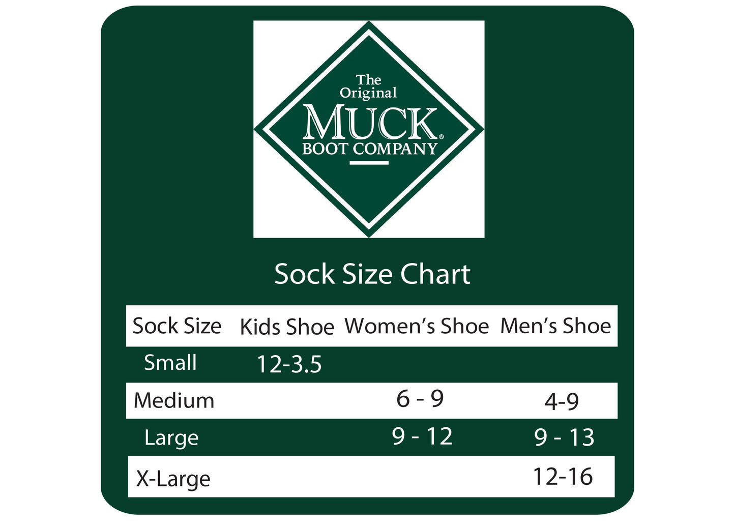 Muck Boot Ladies Heavyweight 90% Merino Wool Knee High Boot Socks 1 Pair Pack