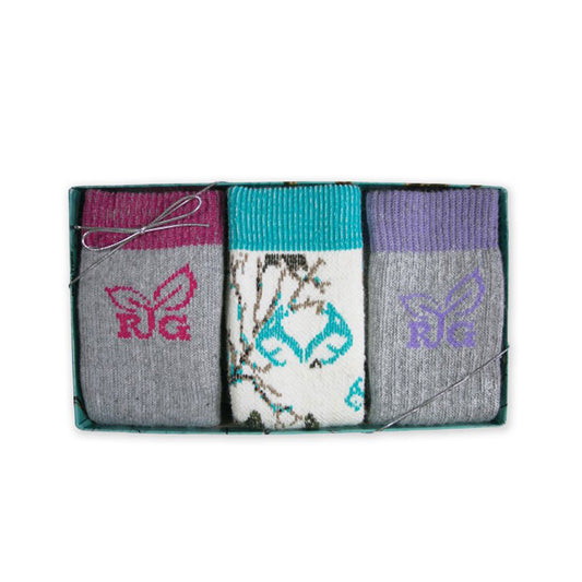 Realtree Youth Girls Ultra-Dri Socks Gift Box 3 Pair