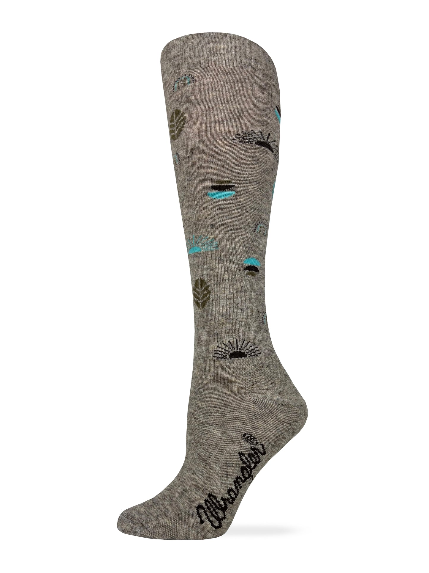 Wrangler Ladies Merino Wool Sunset Pattern Knee High Socks 1 Pair