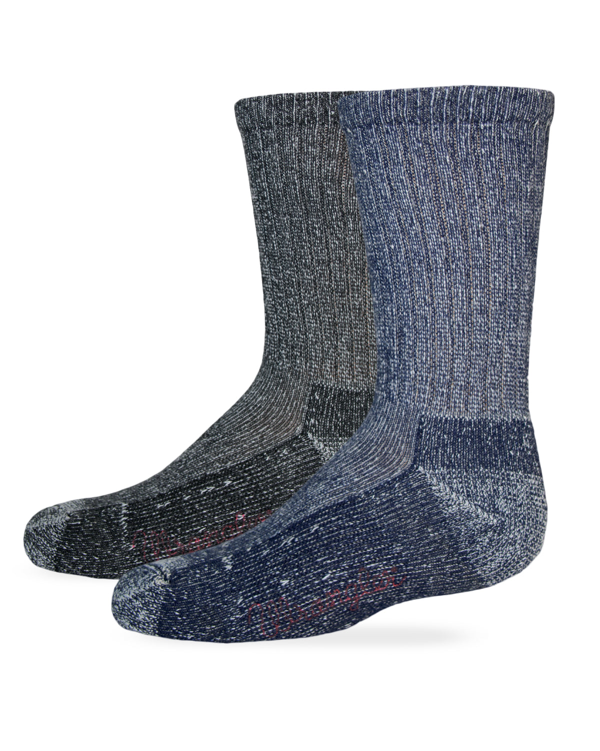 Wrangler Youth Cotton Crew Socks 2 Pair Pack