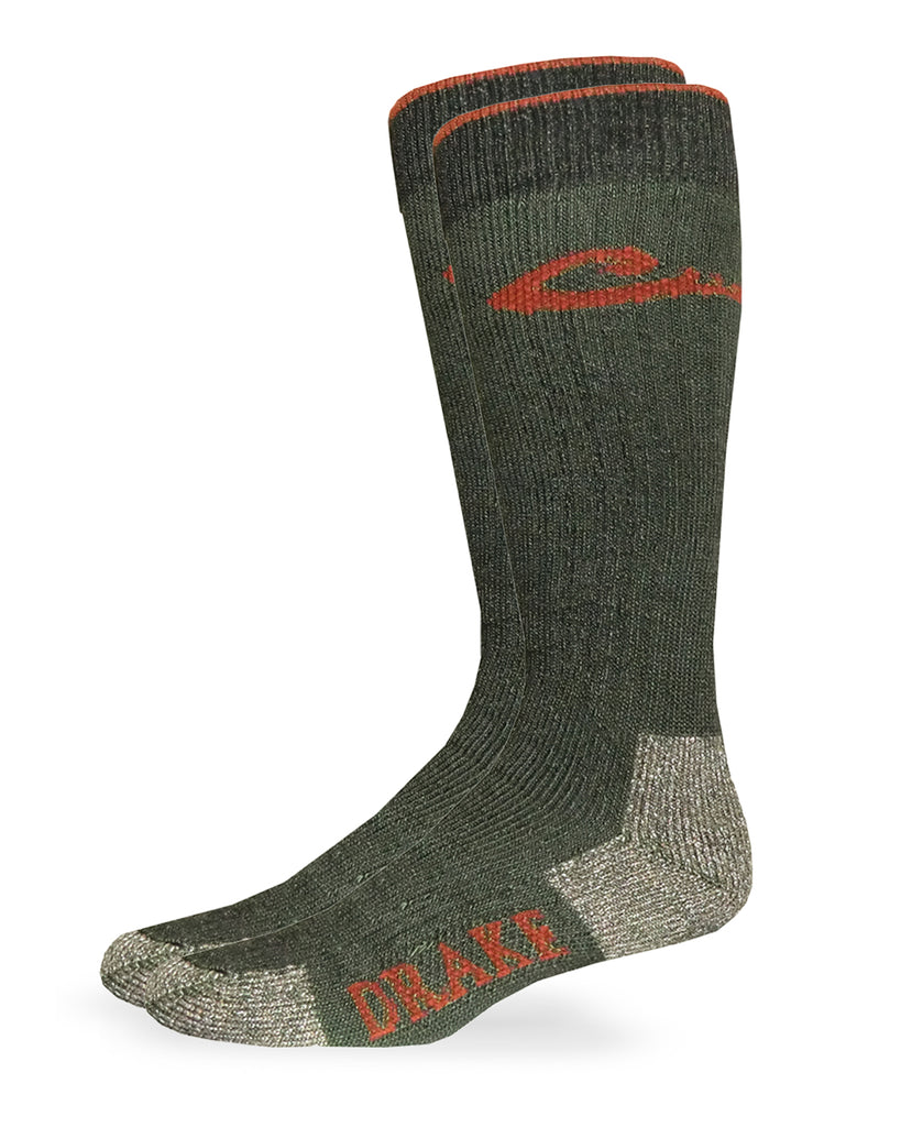 Drake Men's Merino Wool Blend Boot Socks 1 Pair