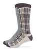 Carolina Ultimate Ladies Merino Wool Blend Plaid Pattern Socks 2 Pair Pack