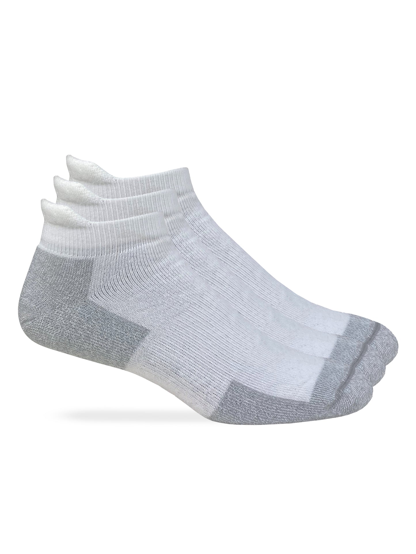 Carolina Ultimate Mens Ultra Dri Low Cut Heel Tab Athletic Socks 3 Pair Pack