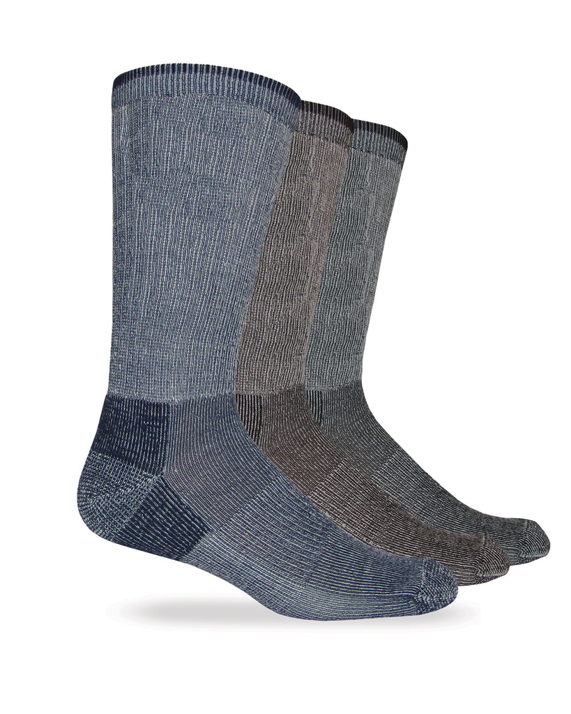 Carolina Ultimate Men's Everyday Merino Wool Blend Crew Socks 1 Pair Pack