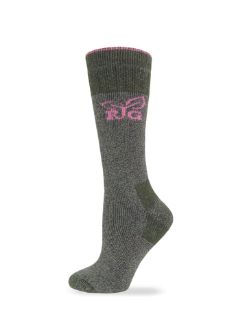 Realtree Ladies Super Soft Merino Wool Blend Boot Socks 1 Pair