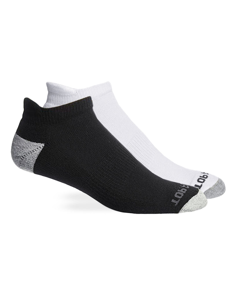 Top Flite Men's Ultra-Dri Heel Tab Low Cut Socks 2 Pair Pack