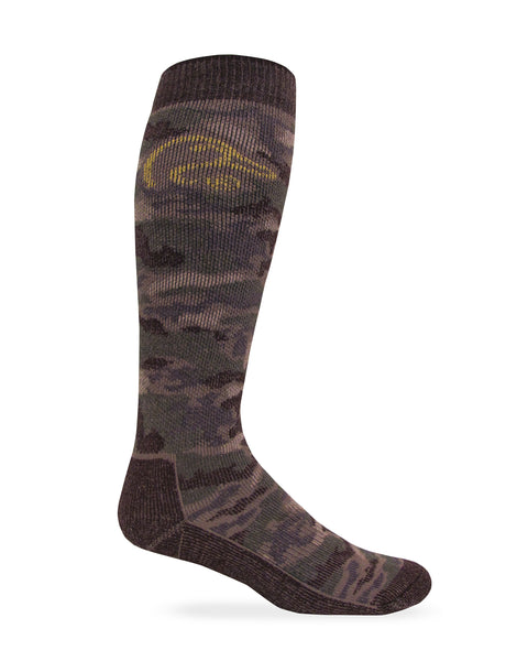 Ducks Unlimited Men's Merino Wool Camo Tall Boot Socks 1 Pair
