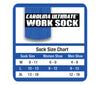 Carolina Ultimate Men's Ultra-Dri Over The Calf Steel Toe Work Socks 2 Pair