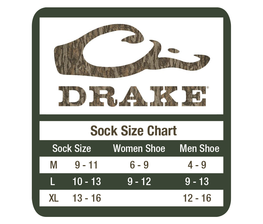 Drake Men's Merino Wool Wader Socks 1 Pair Pack
