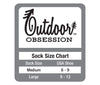 Recycled Cotton Hiking Crew Socks - 3 Pair Pack