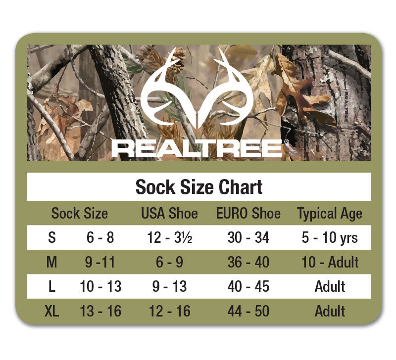 Realtree Men's Elimishield Tall Boot Socks 2 Pair