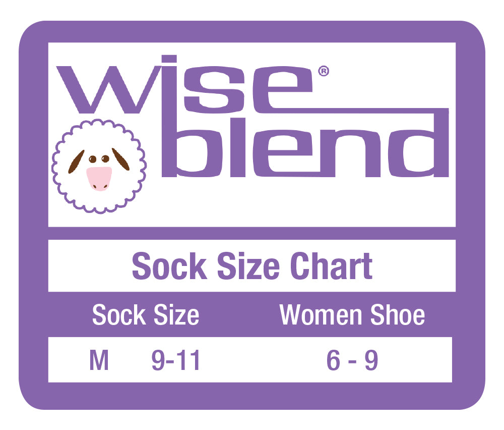 Wise Blend Ladies Aztec Pattern Comfy Crew Socks 1 Pair Pack