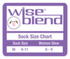Wise Blend Ladies Fairisle Pattern Crew Sock 1 Pair Pack